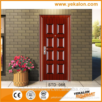 Yekalon modern steel security iron entrance metal door
